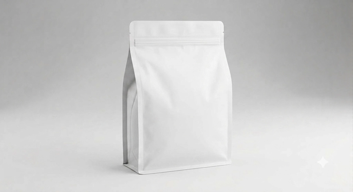 Flat bottom quad seal bag filling